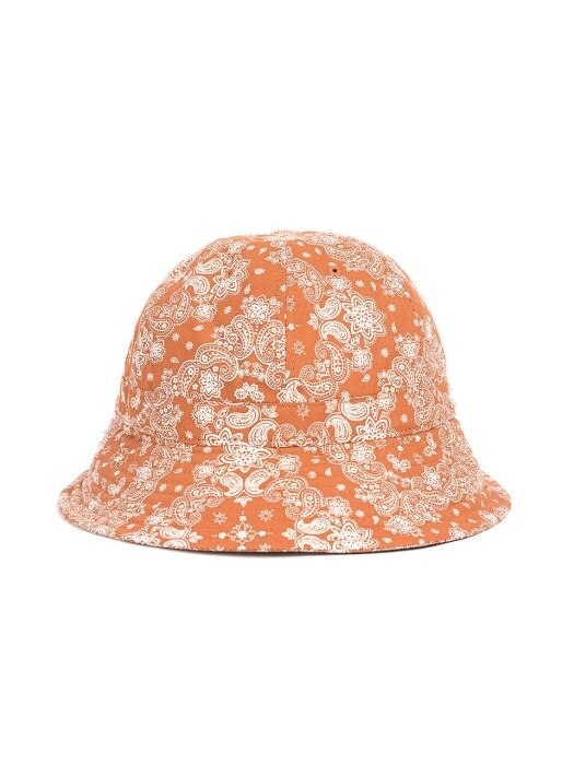 PAISLEY BUCKET HAT (orange)