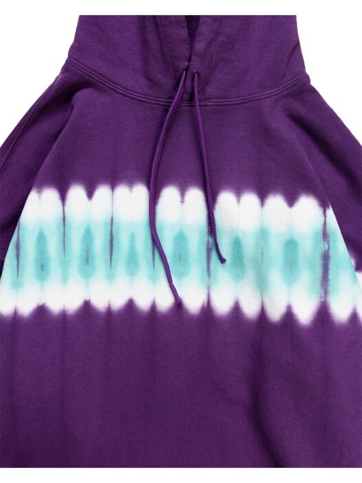 18FW VENTI TIE&DYE HOOD PURPLE