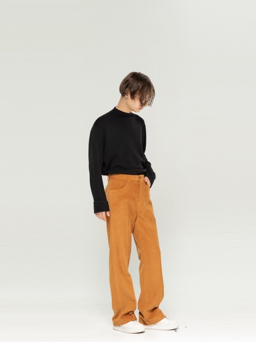 Corduroy Flare Pants [ Earth Brown ]