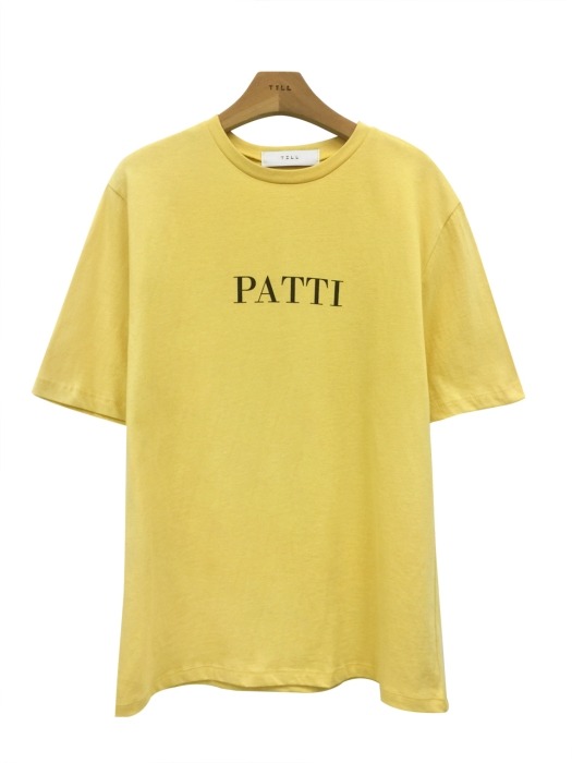 New patti short sleeve t-shirts [WHITE][YELLOW]