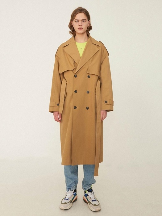 High fusion trench coat Beige