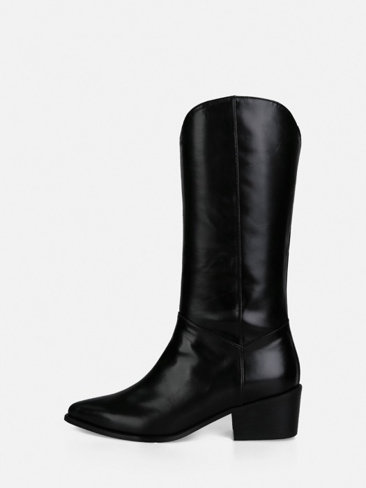 WESTERN BOOTS - BLACK