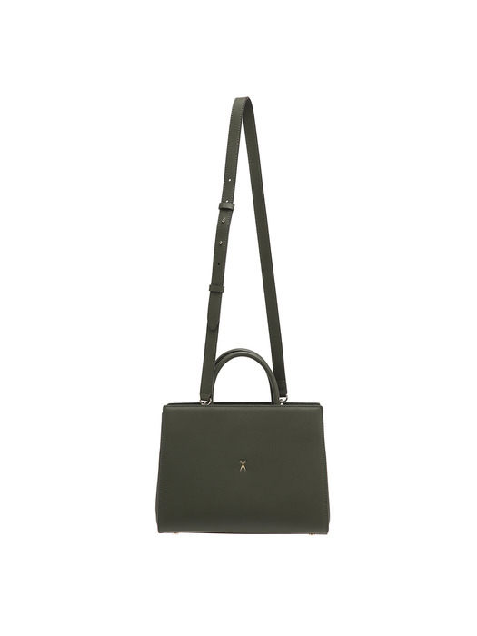 Lucky Pleats Tote M Martini Olive