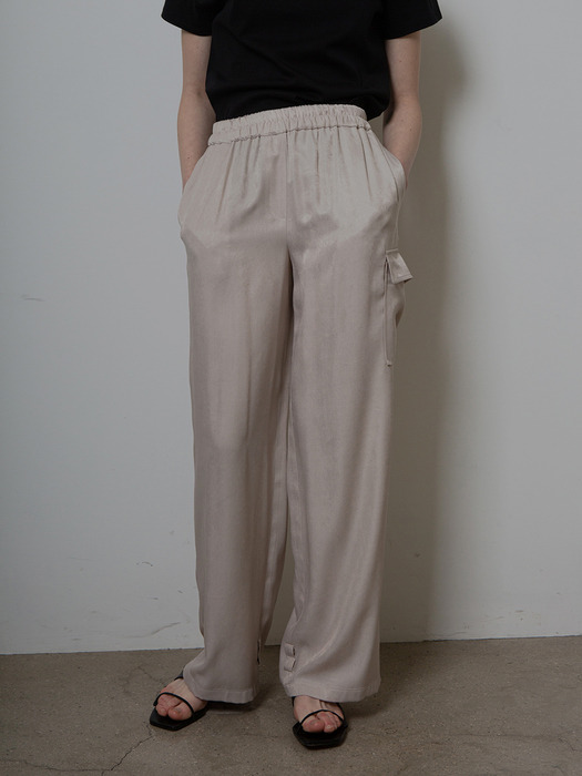 SATIN PANTS VER.2_BEIGE