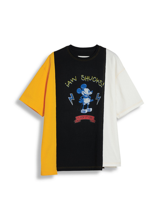 AW SHUCKS MICKEY! YELLOW STITCH POINT T-SHIRTS