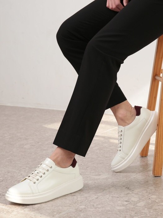 Real 7cm Over White Sneakers#0206h