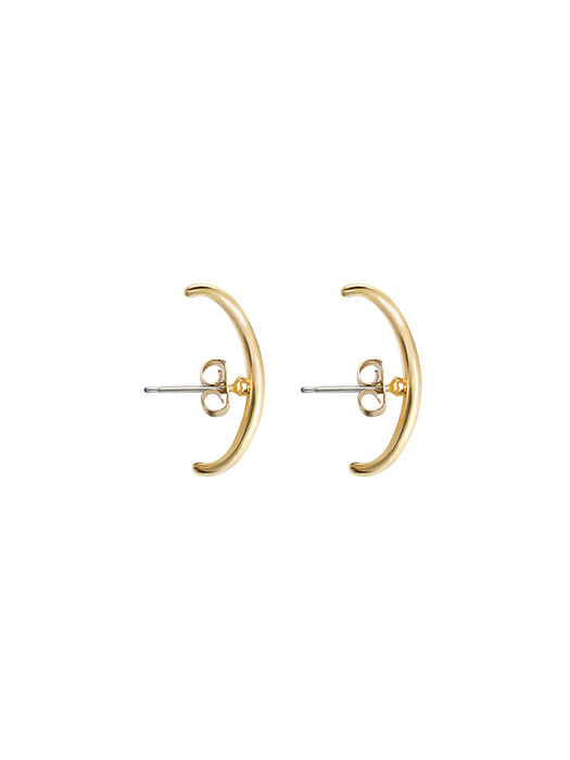bow earring gold