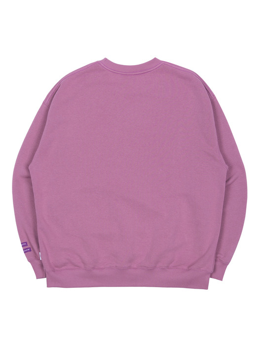 DIARY CLUB SWEAT SHIRT_DARK PINK