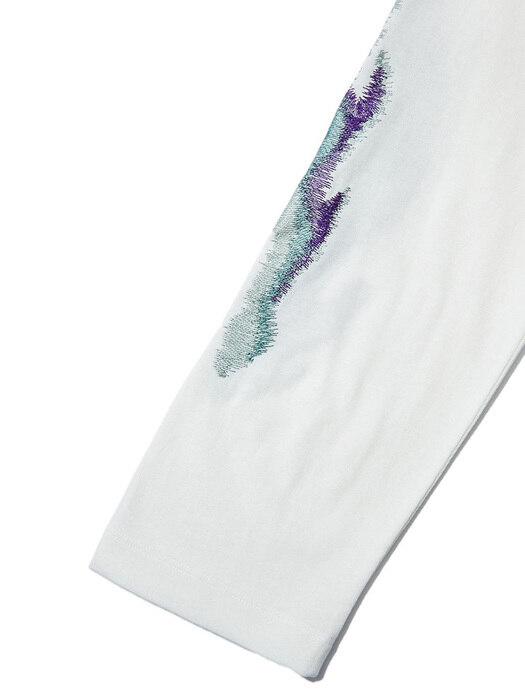 [black label] flame embroidery t-shirt_CLTAM20271WHX