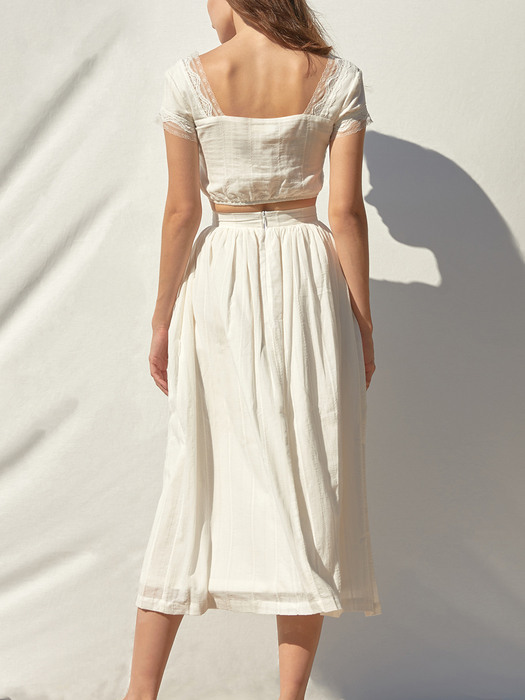  Azaria Cotton Midi Skirt