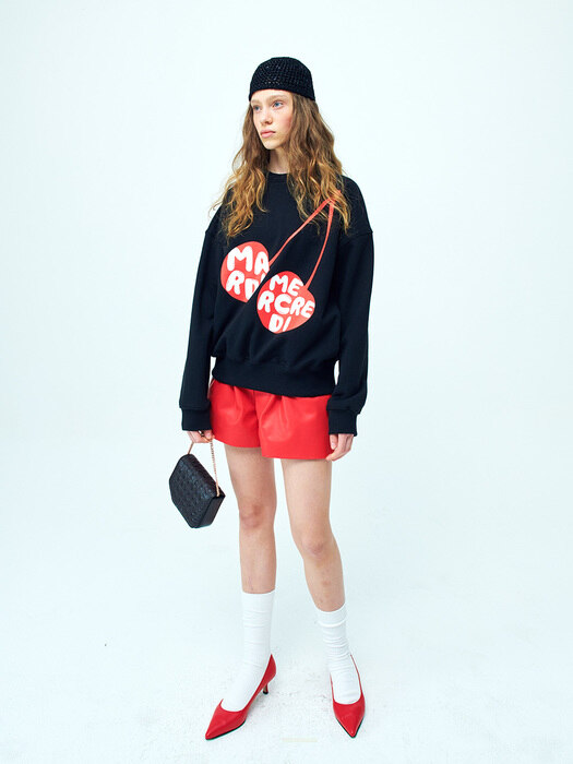 SWEATSHIRT CHERRY BLACK