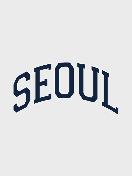 [MOOZ X WAFS] college logo SEOUL city 맨투맨