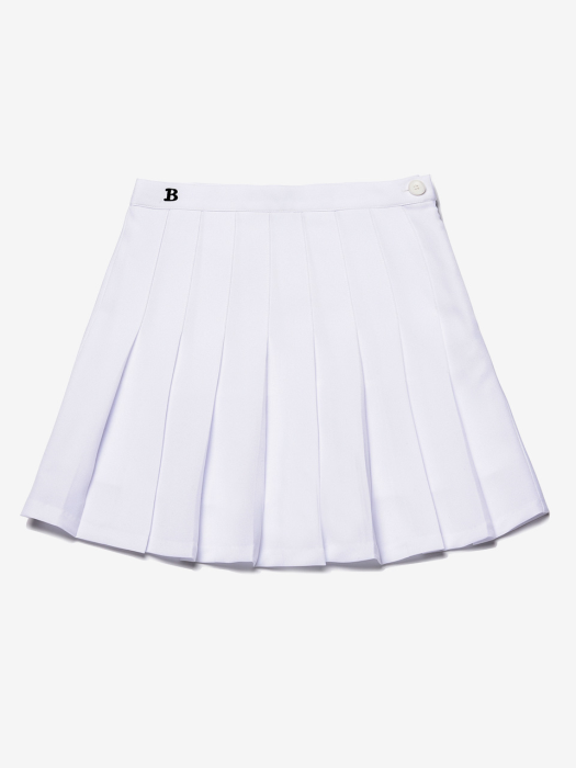 BENSIMON HALF TENNIS SKIRT - WHITE