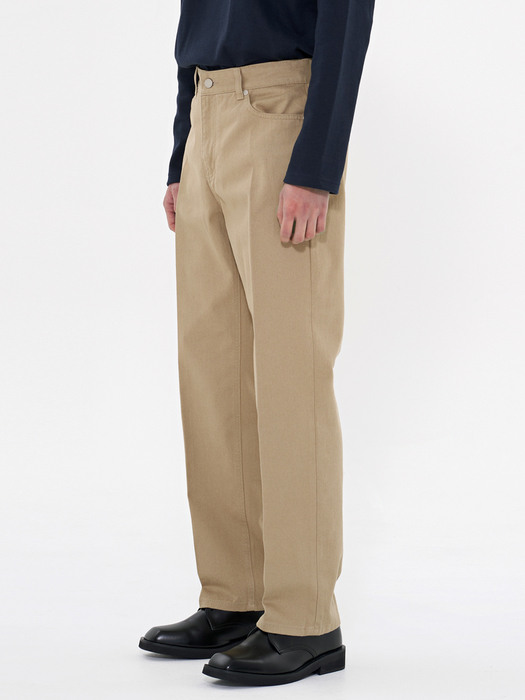 DEN0651 crease chino pants(beige)