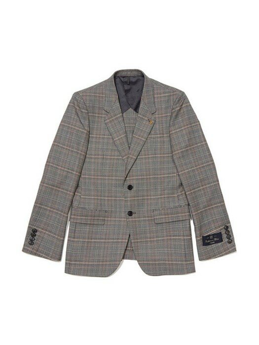 smart dresser check suit jacket_CWFBM20431GYX