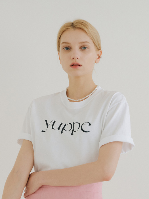 YUPPE PRINT T-SHIRT_WHITE