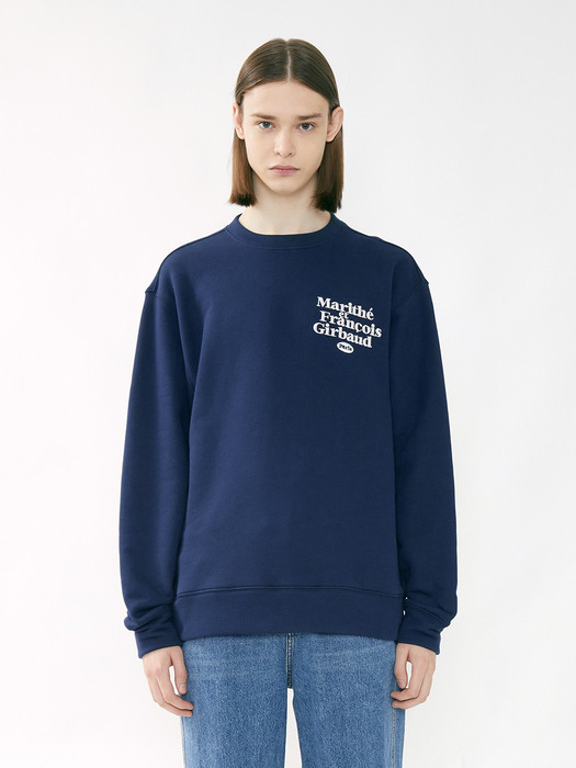 MARITHE DUO SWEATSHIRT navy