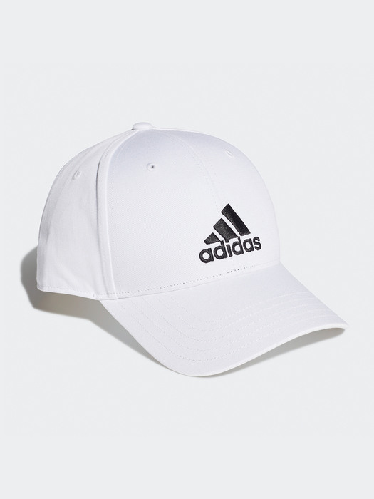 [FK0890] BBALL CAP COT_WHITE/WHITE/BLACK BLACK