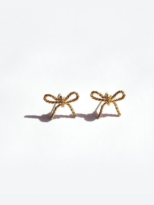 Ribbon Earring (2colors)