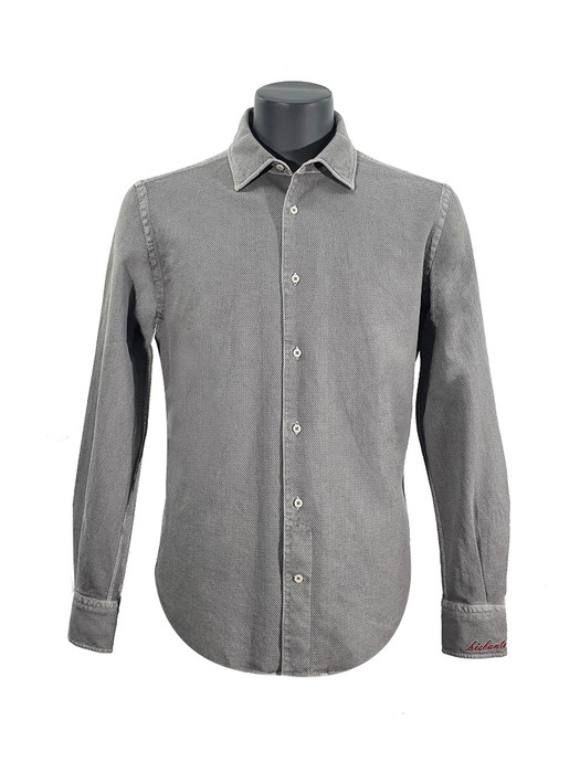 birbante regular shirt  l/grey