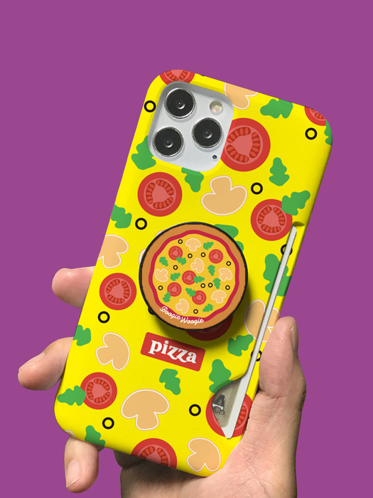 부기우기 슬림카드 케이스 - 피자 옐로우(Pizza Yellow)