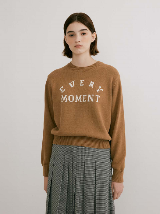 EVERY MOMENT pullover - CAMEL (HSSW1DH97CM)