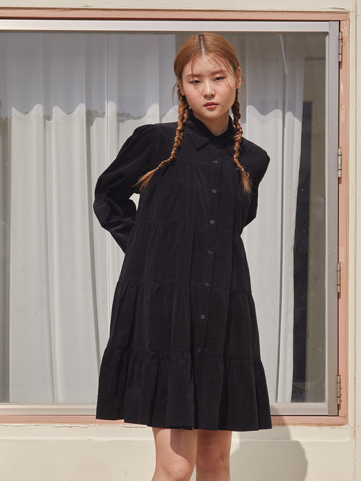 Mini Tiered dress_Black