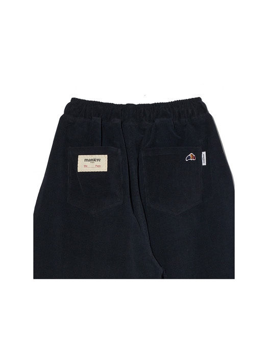 ep.5 maniere Corduroy String Pants(Navy)