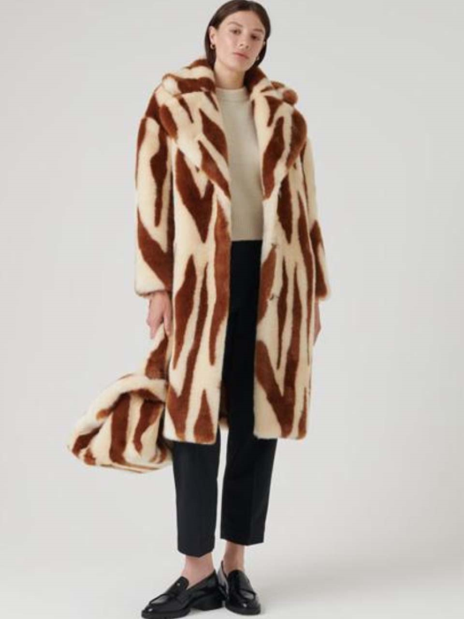 W_KATIE COAT_CHESTNUT TIGER