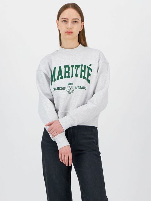 [단독] W COLLEGE SWEATSHIRT LIGHT HEATHER GRAY