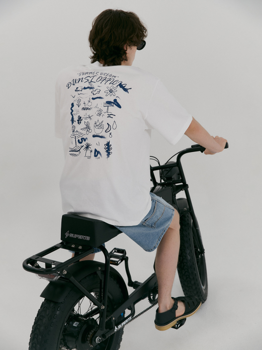 UNISEX JOURNEY HAND DRAWING T-SHIRT OFF-WHITE_M_UDTS2B124WT