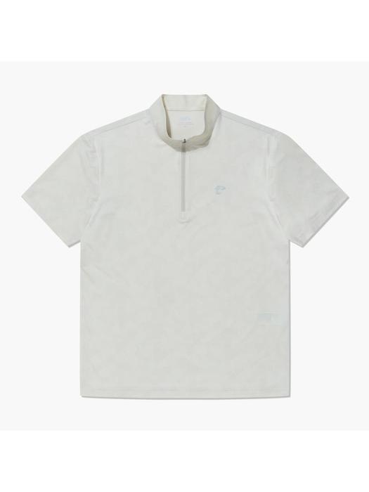 네파/본사직영 7I35405 남성 마운틴 프린트 반팔 집업 티셔츠