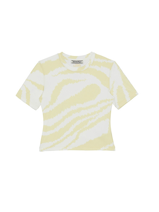 Tiger Pattern Top Light Beige