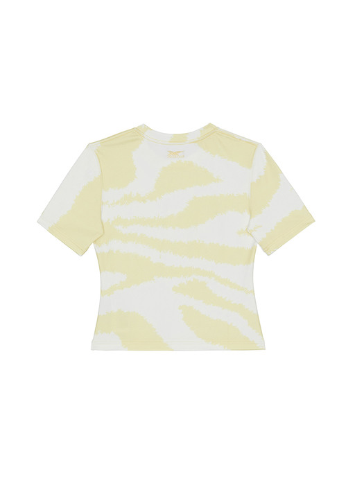 Tiger Pattern Top Light Beige