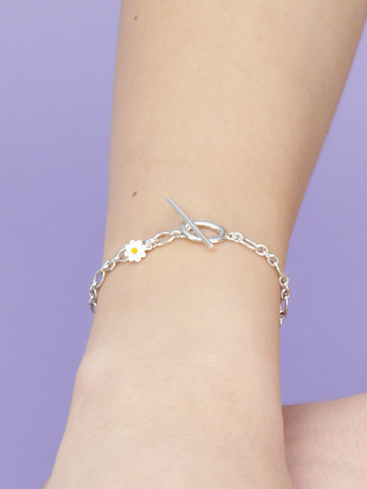 Sweet Daisy Silver Bracelet Ib204