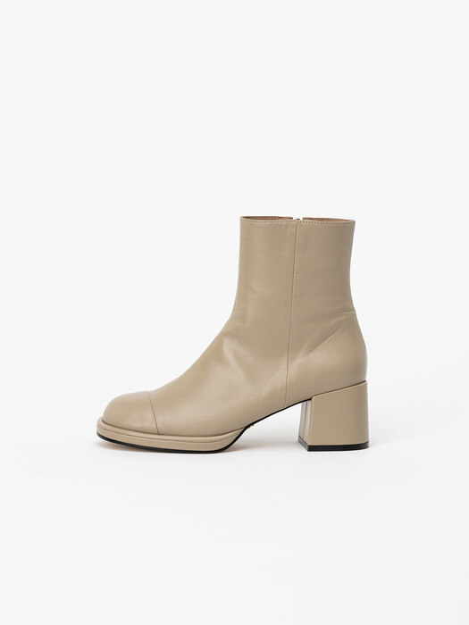 Partita Platform Boots in Shaker Beige