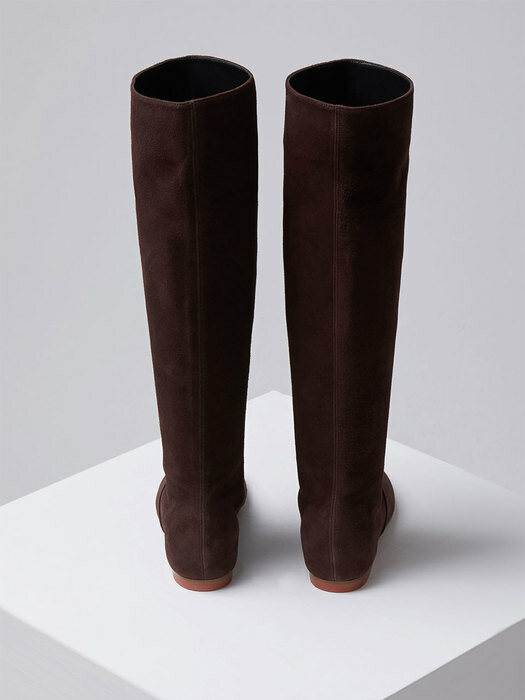 Flow long boots(Suede brown)