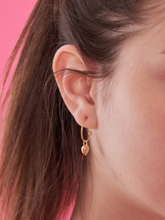 belle gold  earring