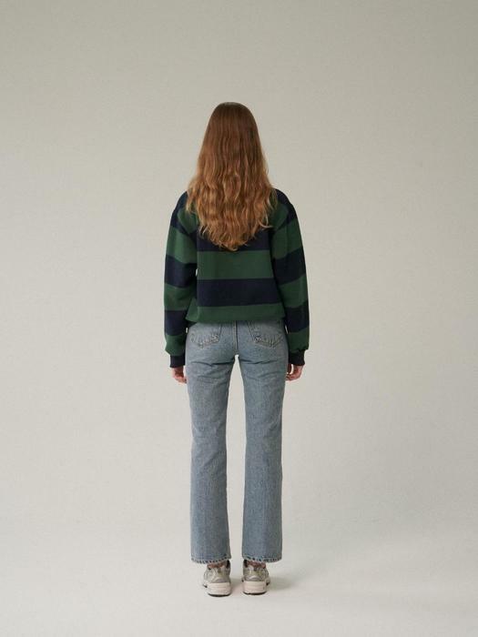 Porter Striped Sweatshirt [Green]