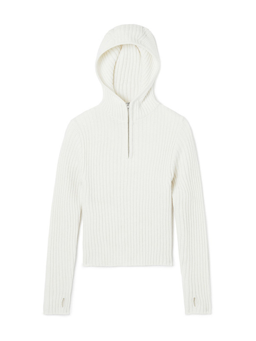 Balaclava Knit Top / Ivory