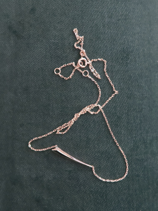 14K_GOLD TAIL NECKLACE