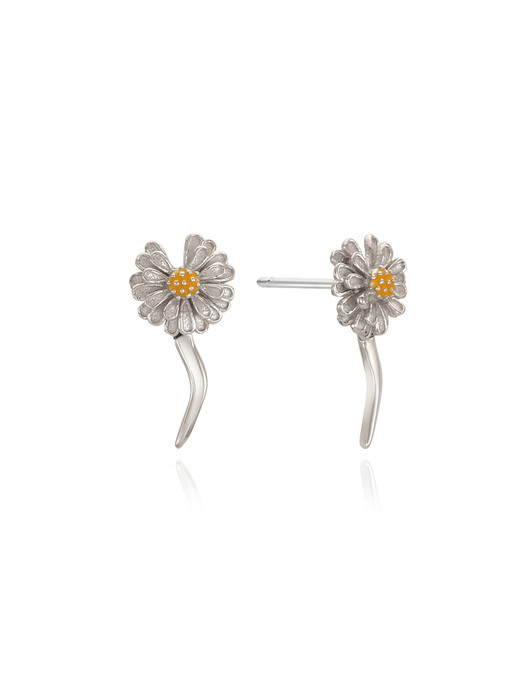 [silver925]Dandelion line earring