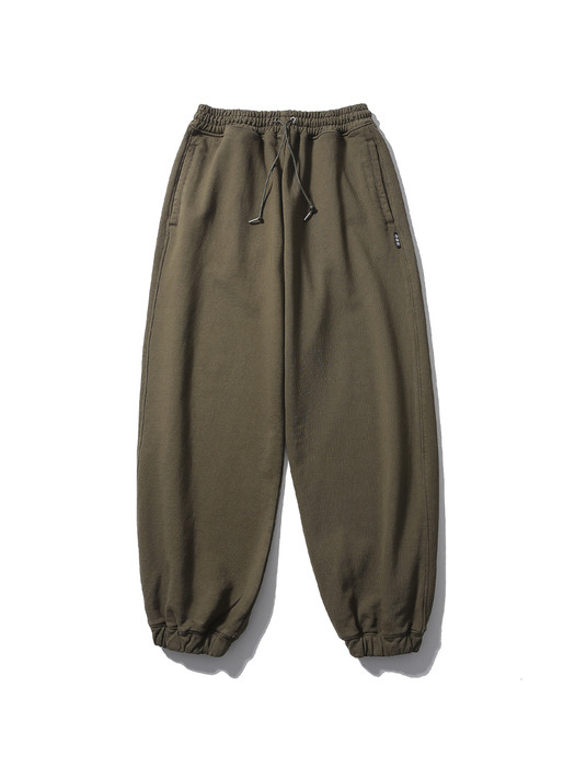 LOSSE SWEAT PANTS SAGE OLIVE