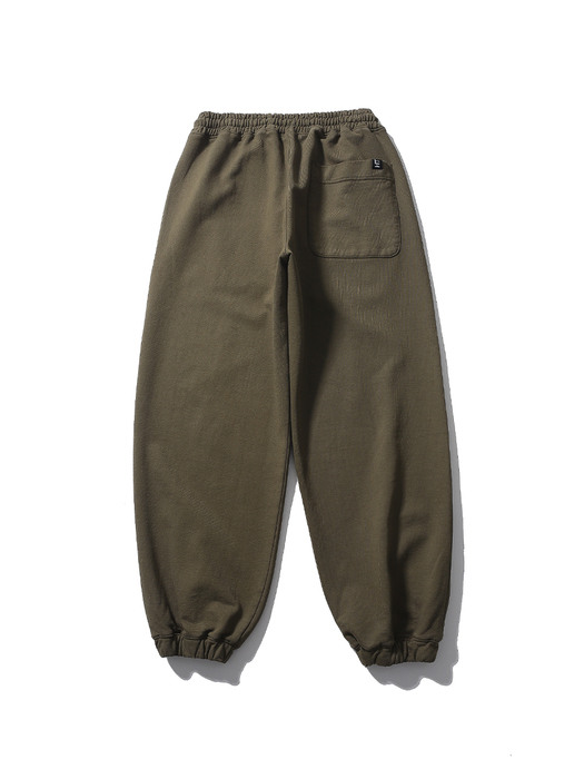 LOSSE SWEAT PANTS SAGE OLIVE