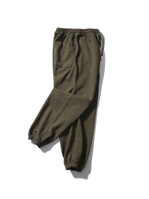 LOSSE SWEAT PANTS SAGE OLIVE