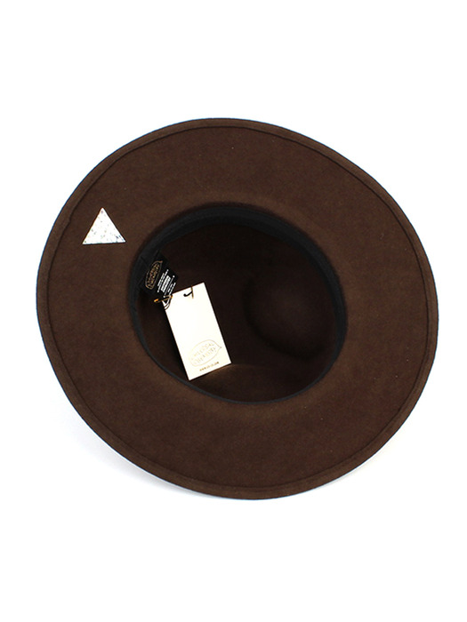 Y Brown Wool Fedora 울페도라