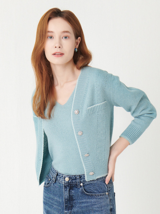 Rendezvous cardigan - Sky blue