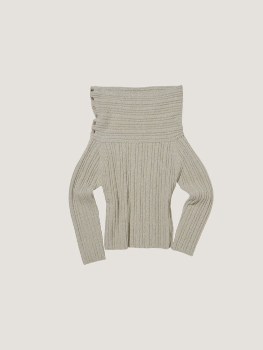 Two-way Off-shoulder Knit Sweater