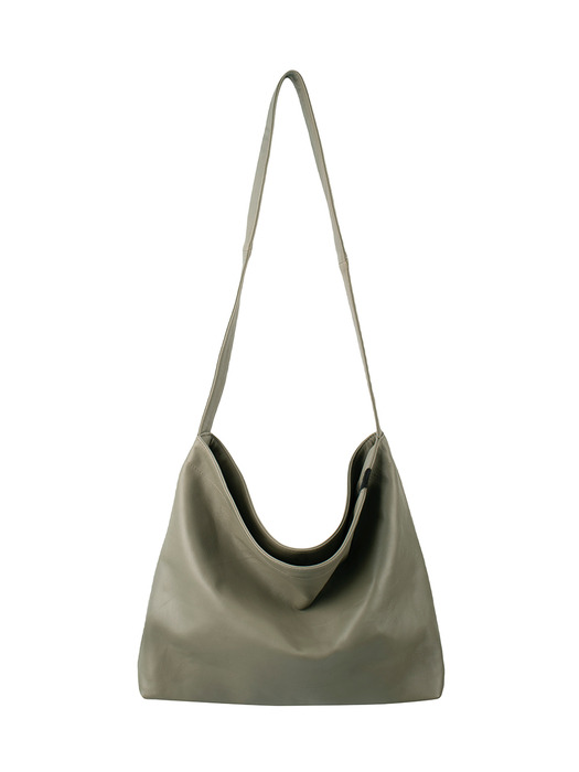 [에이제로]Soft Hobo Bag (Khaki Gray) [W CONCEPT]