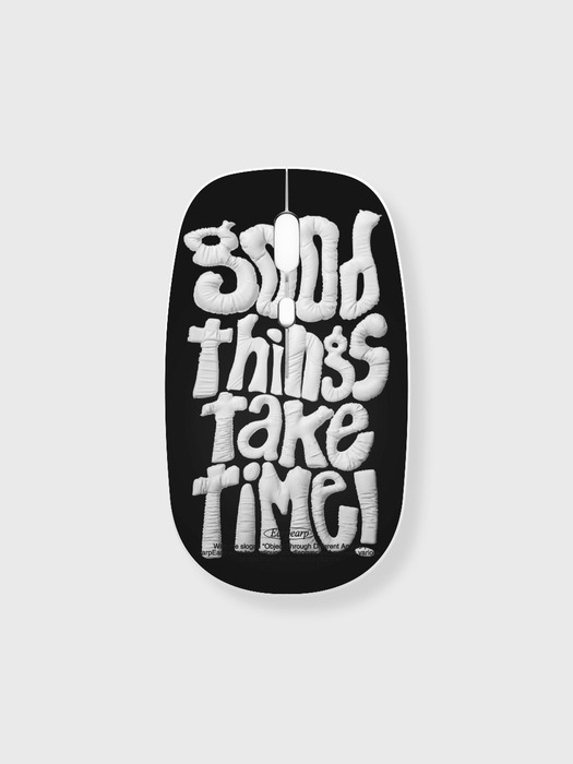 GOOD THINGS TAKE TIME-BLACK(무선마우스)
